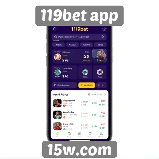 Análise da interface do usuário do 119bet app